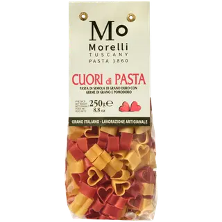 Morelli tomati ja nisuidu pasta, südamed 250g