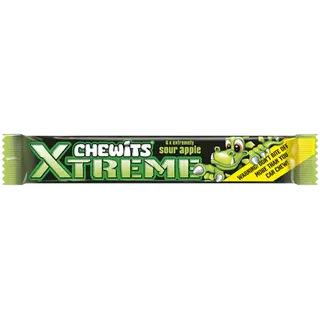 Chewits Xtreme hapu õuna maitselised närimiskompvekid 30 g