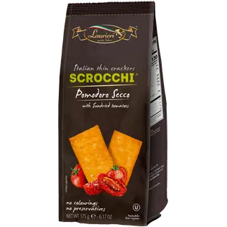 Laurieri scrocchi kreekerid päikesekuivatatud tomatiga 175g