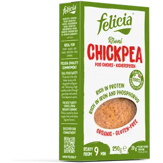 Felicia Risoni ökoloogiline gluteenivaba kikerhernepasta 250 g