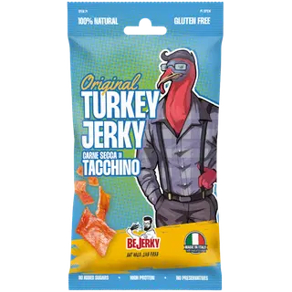 BeJerky Kalkuniliha vinnutatud snäkk original 25 g