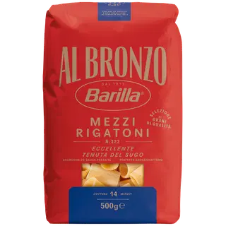 Barilla Al Bronzo durumnisust pasta rigatoni, 500 g
