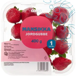 Maasikad 400 g I klass