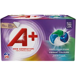 Pesukapslid A+ Color Active4 20tk