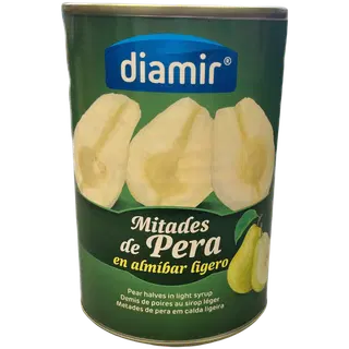 Diamir poolikud pirnid kerges siirupis  500gr