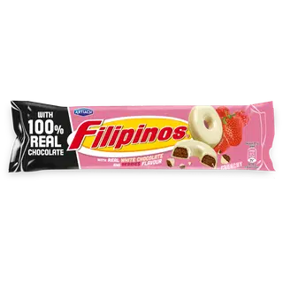 Filipinos  valge šokolaadi biskviit marja maitsega 118g