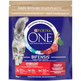 Purina One Sterilcat kuiv kassitoit veiseliha ja nisuga 750g