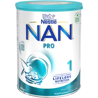 Nestle Nan Pro 1 Piimal põhinev imiku piimasegu 800 g, alates sünnist