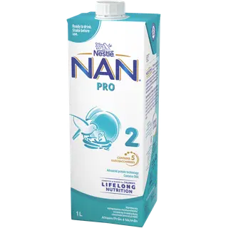 Nestle Nan pro 2 piimapõhine kasutusvalmis võõrutussegu 1L