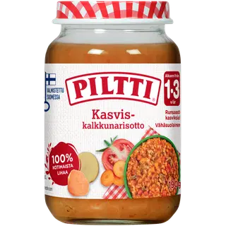 Piltti 190g Köögiv-kalkunirisotto 1-3a