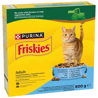 Friskies kuiv kassitoit lõhe ja juurviljad 800g