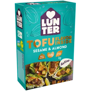 Lunter seesamiseemnete ja mandlitega maitsestatud tofu, 200 g