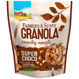 Bona vita bonavita granola müsli šokolaadiga 500g