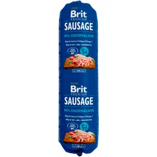 Brit Premium koeravorst kana- ja lambalihaga 800g