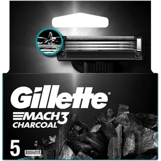 Varuterad GILLETTE Mach3 Charcoal 5tk