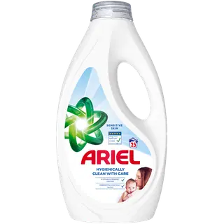 Pesugeel Sensitive, 25 pesukorda, ARIEL, 1,125 L