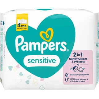 Pampers Sensitive niisked salvrätikud 208 tk