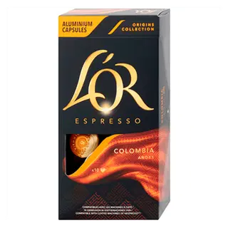 L'OR kohvikapslid Colombia, 10 x 52g