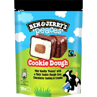 Ben ja Jerry's Küpsisetükkidega jäätiste multipakk 10tk 160 ml/150 g