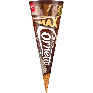 Cornetto Šokolaadi ja Sarapuupähkli jäätis koonuses 115 ml/82 g