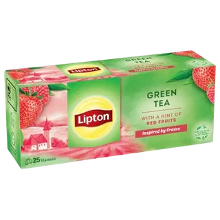 Lipton roheline tee vaarikate ja maasikatega 25 x 1,4 g