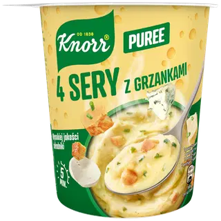 Knorr kartulipuder nelja juustu ja krutoonidega 50g