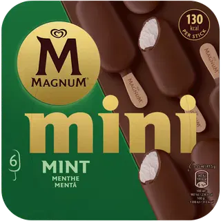 Magnum Piparmündi pulgajäätise multipakk 6x55 ml/ 249 g