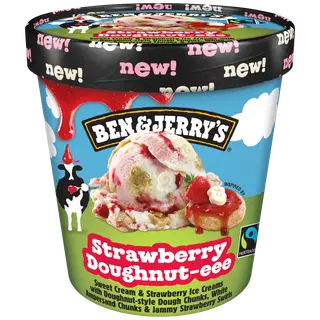 Jäätis maasika-sõõriku BEN&JERRY'S 393g