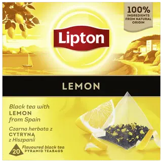 Lipton must tee sidruniga 20 x 1,7 g