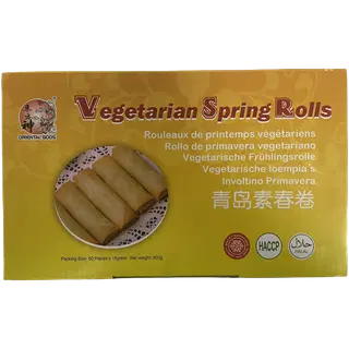 Oriental Gods Kevadrullid Vegetarian Tsingtao 900 g