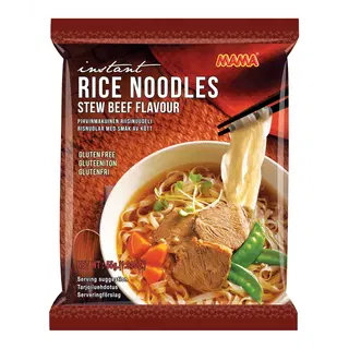 Mama riisinuudlid Stew Beef, gluteenivaba, 55g