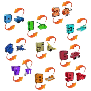 Transformeeruvad numbrid, POCKET MORPHERS, 1 tk