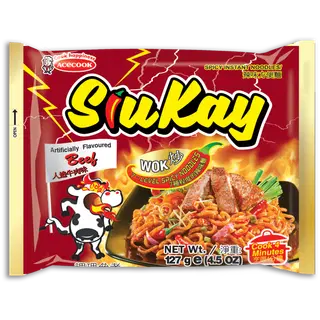 Siukay kiirnuudlid tuline veise 127g