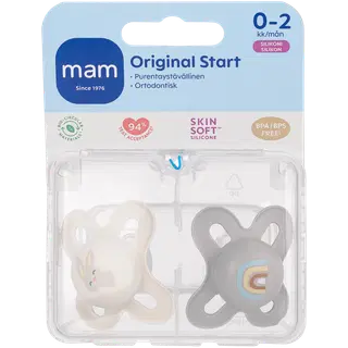 Mam Start silikoonlutt 0-2k, 2 tk