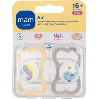 Mam Air silikoonlutt 16 k, 2 tk