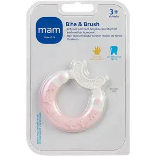Mam Bite & Brush närimisrõngas alates 3-elukuust