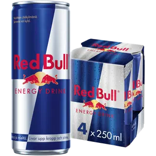Energiajook 4-pakk, RED BULL, 4 x 250 ml