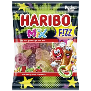 HARIBO Mix Fizz hapud kummikommid 100g