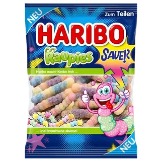 Haribo Röövikud, hapud kummikommid 160g