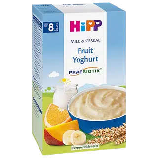 Piimapud.puuvilja-jogurtiga HIPP 250g,8k