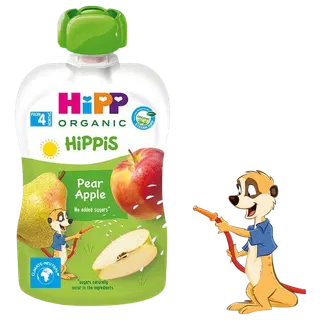 Hipp Hippis pirni- ja õunapüree 100 g, öko, alates 4-elukuust