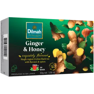 Dilmah must tee ingveri ja meemaitseline 20 x 1,5 g