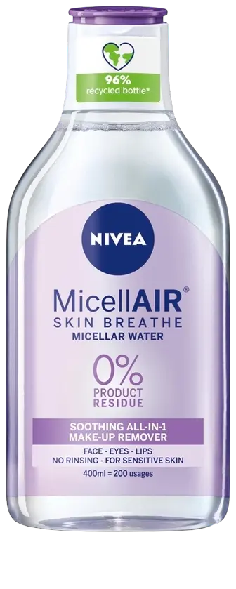 NIVEA 400ml Daily Essentials Sensitive Micellar Water -puhdistusvesi herkälle iholle