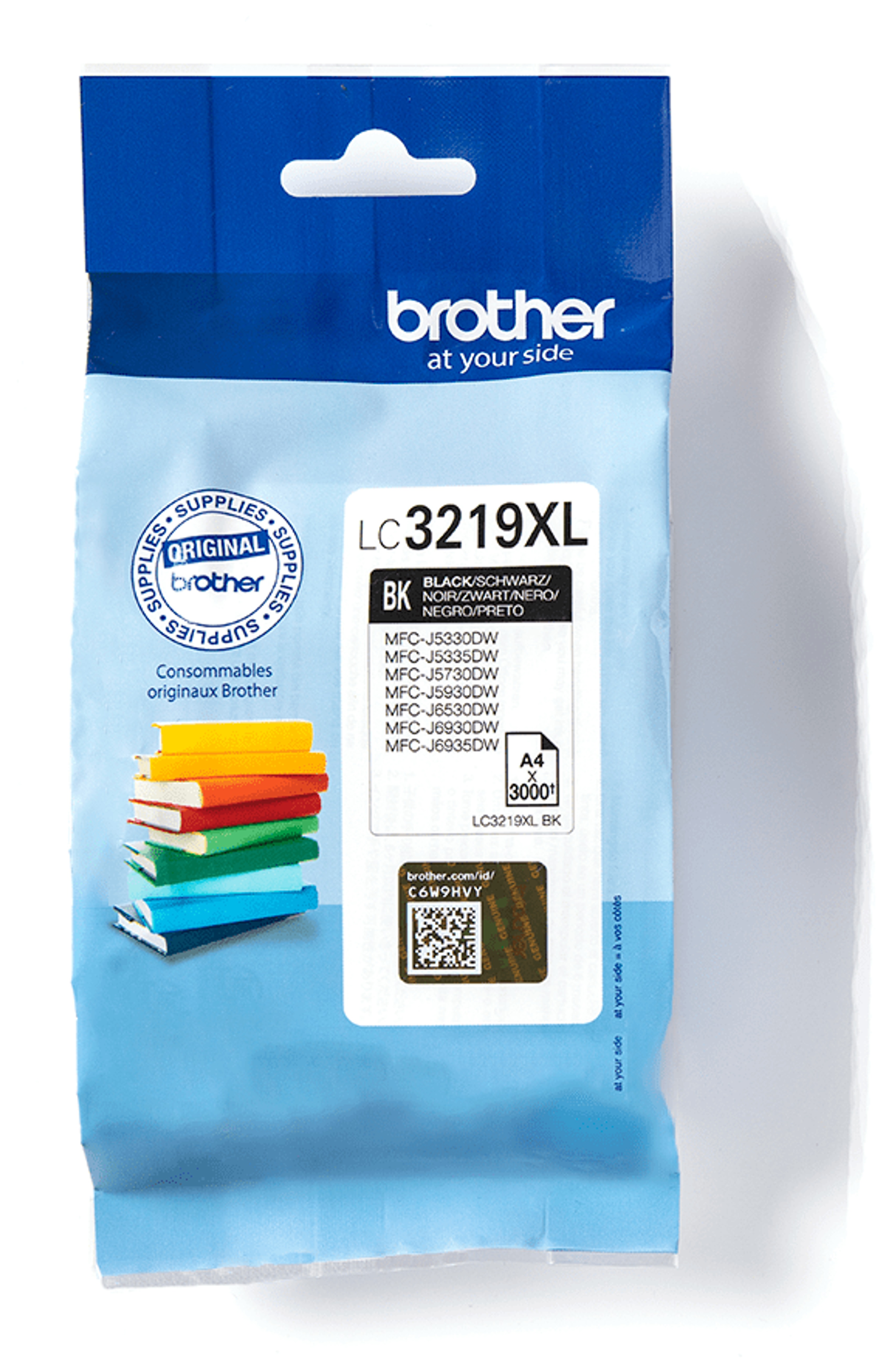 Brother LC3219XLBK, musta värikasetti