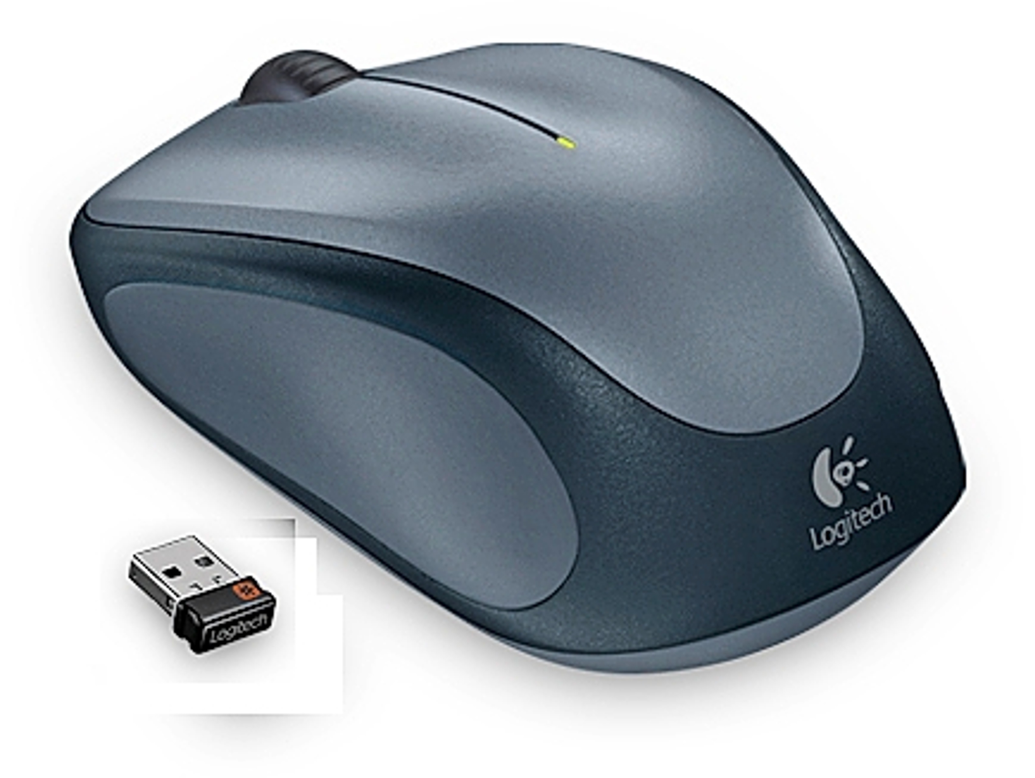 Logitech M235 -hiiri, tummanharmaa