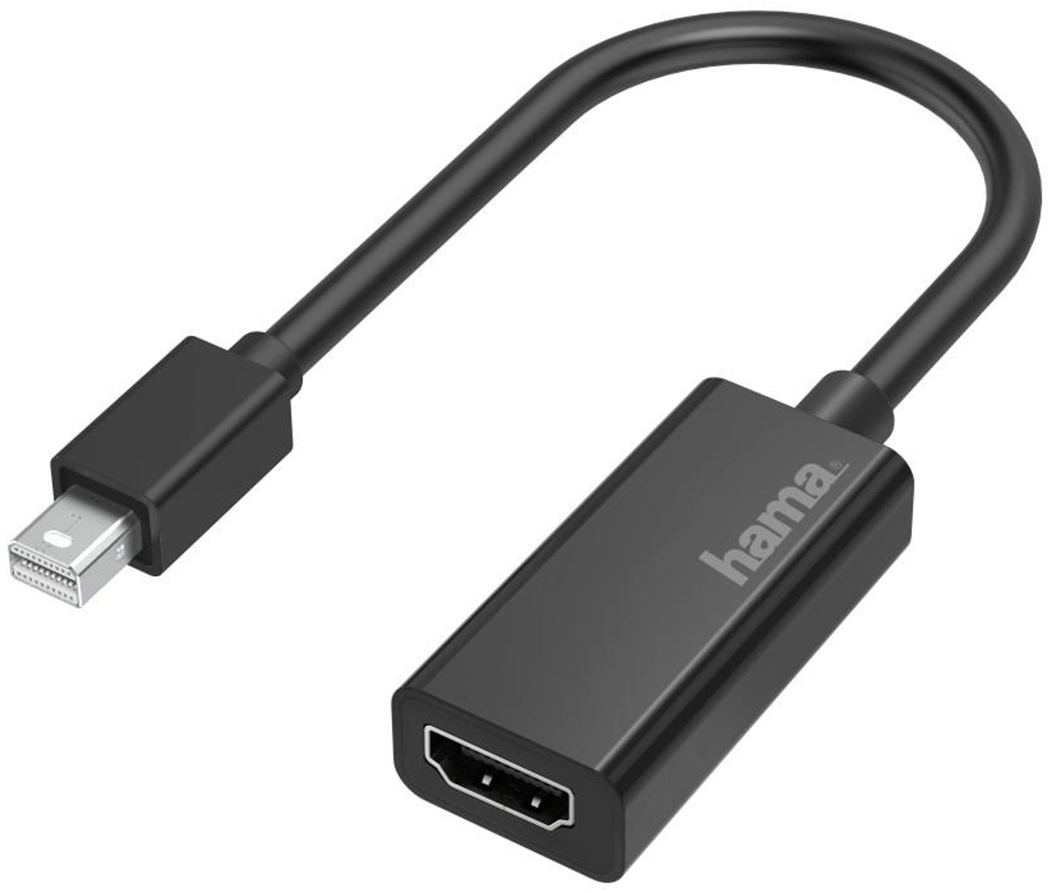 Hama Mini DisplayPort - HDMI -videoadapteri, 4K, musta