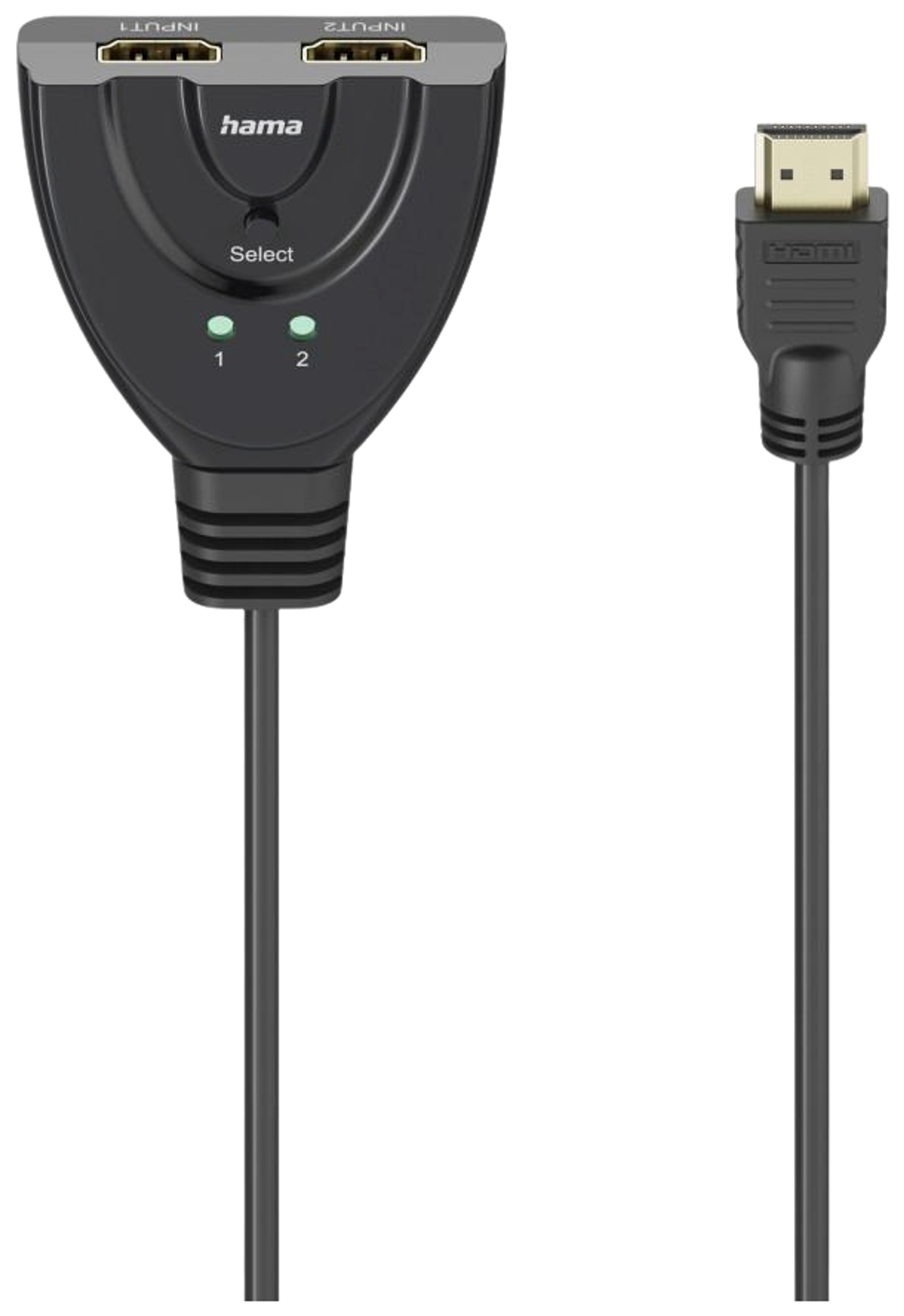Hama HDMI™-kytkin, 2xHDMI™ in - 1xHDMI™ out, 4K