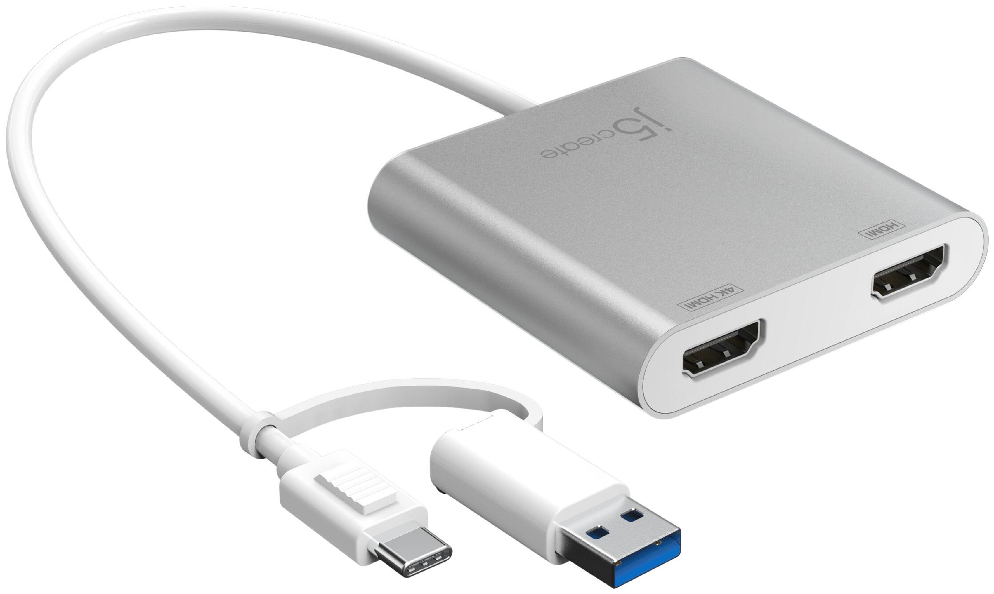 j5create USB-C 2 x HDMI adapteri