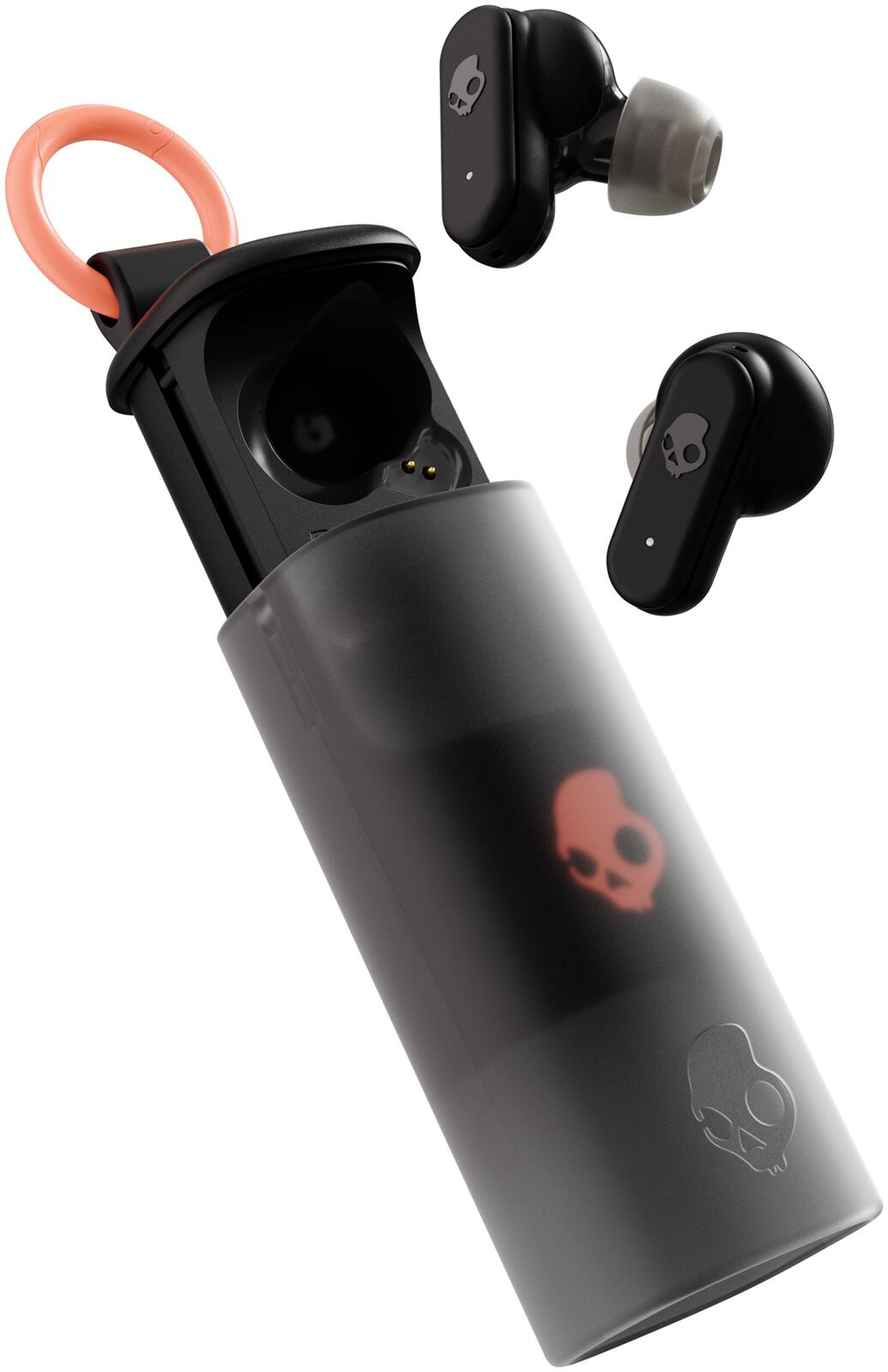 Skullcandy Dime Evo True Wireless Bluetooth-nappikuulokkeet, musta