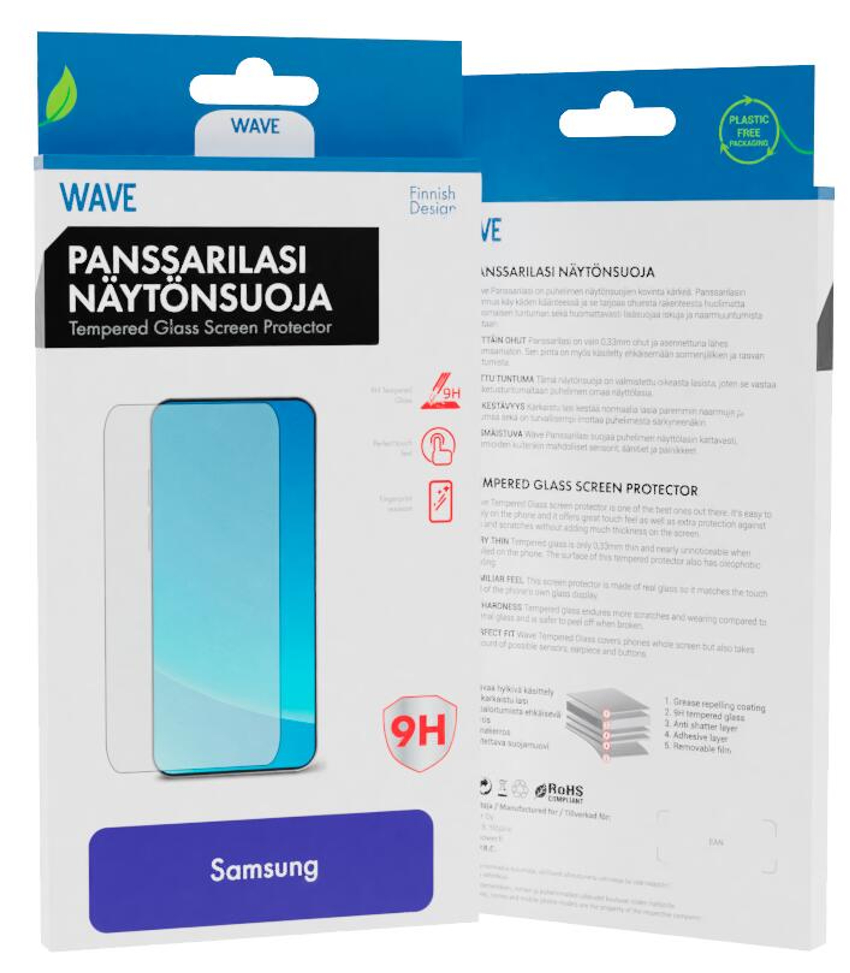 Wave Samsung Galaxy Xcover 5 näytön suojalasi